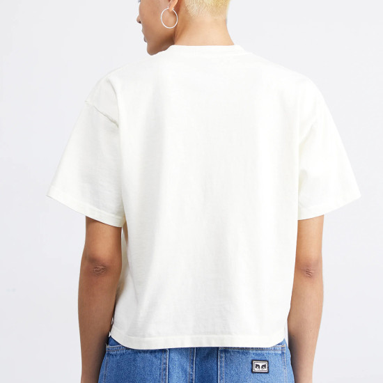 Obey Γυναικεία κοντομάνικη μπλούζα Food For Your Mind Raegan Crop Tee